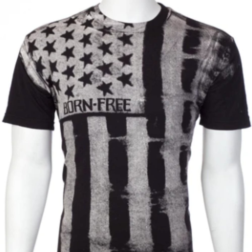 ARCHAIC BY AFFLICTION Mens Short Sleeve UPRISING NOW Crewneck T-Shirt